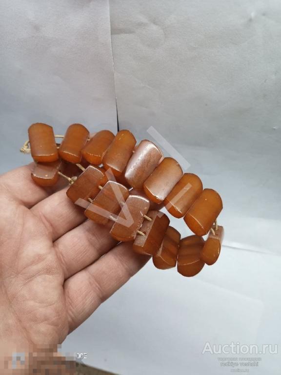 - Браслет янтарный СССР Винтаж Короткий аукцион (КБиж2) 