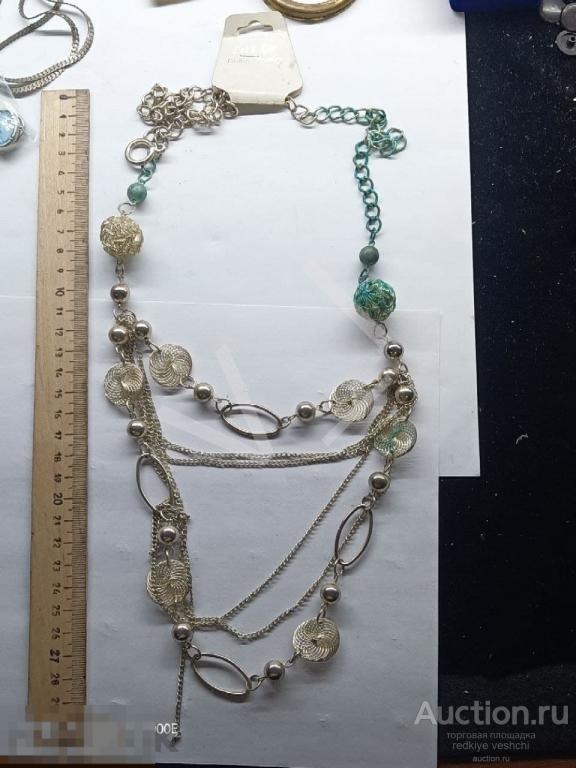 - Цепочка бусы колье бижутерия Винтаж (КБиж.№2) 