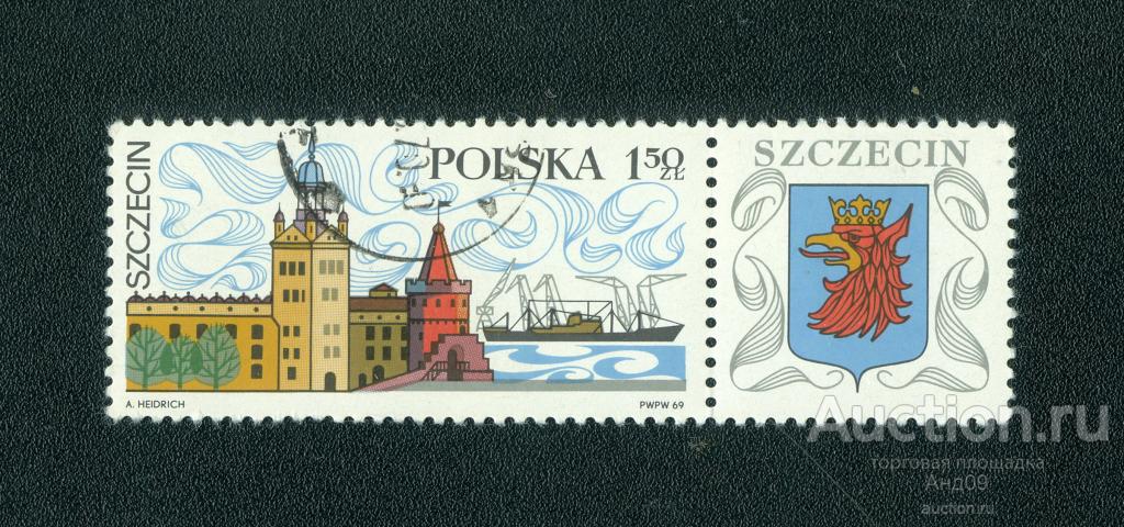 1969 г. Польша - Замок герцогов Померании, Щецин (0555е)