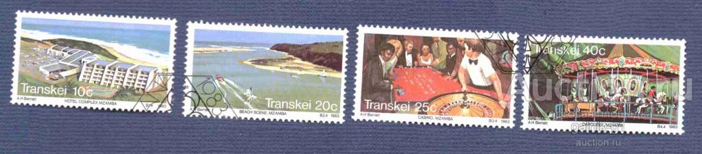 Транскей    гашеная   1983  год     №  3671