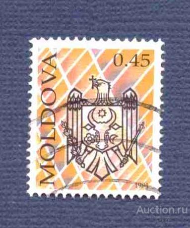 Молдова  гашеная   1994   год    герб    №  3676