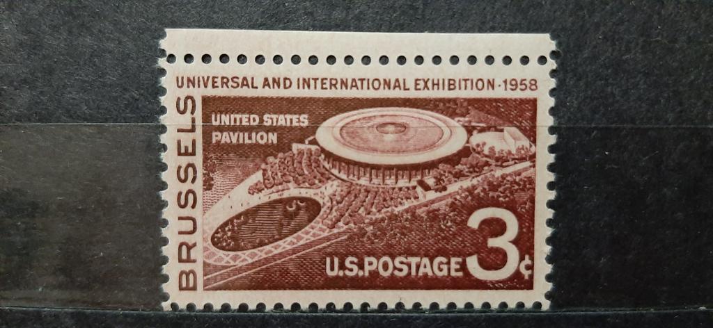 США Брюссель Международная выставка павильон архитектура 1958 поле **