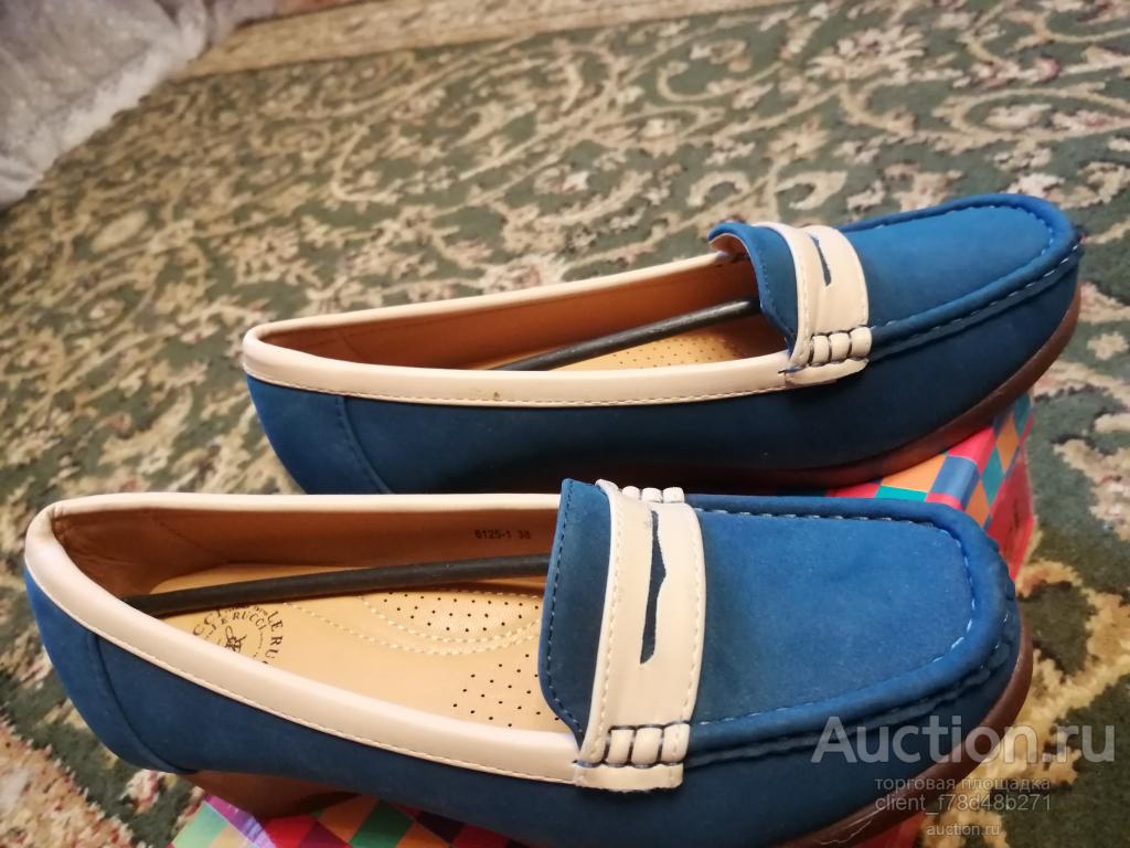 Туфли женские замш . LE RUCCI / цвет : бирюзово - синий .каучуковая подошва . новые . размер = 38 .