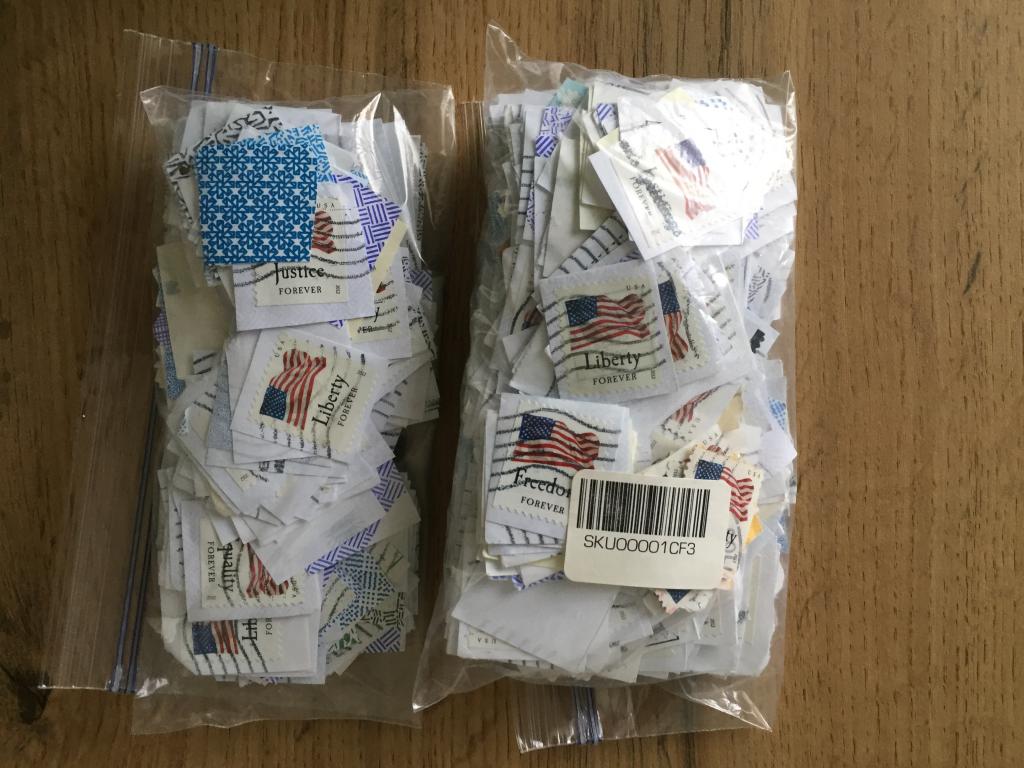 Флаг США 970 почтовых марок forever USA