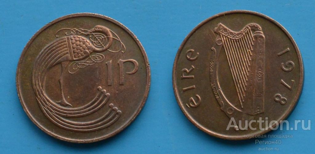 Ирландия 1 пенни 1978г