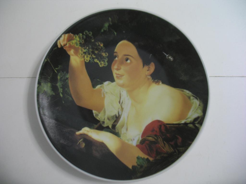 Тарелка настенная  декоративная Итальянский полдень Карл Брюллов