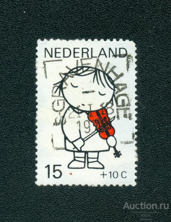 1969 г. Нидерланды - Ребенок со скрипкой (0767е)