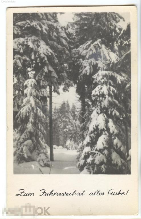 de1958 Германия. Новый год. Фотооткрытка. A 258/58 - III/18/F 245 [почта] 