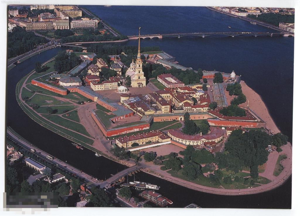 ru201x Санкт-Петербург. Петропавловская крепость.(вид с высоты) Изд. &quot;Абрис&quot; 