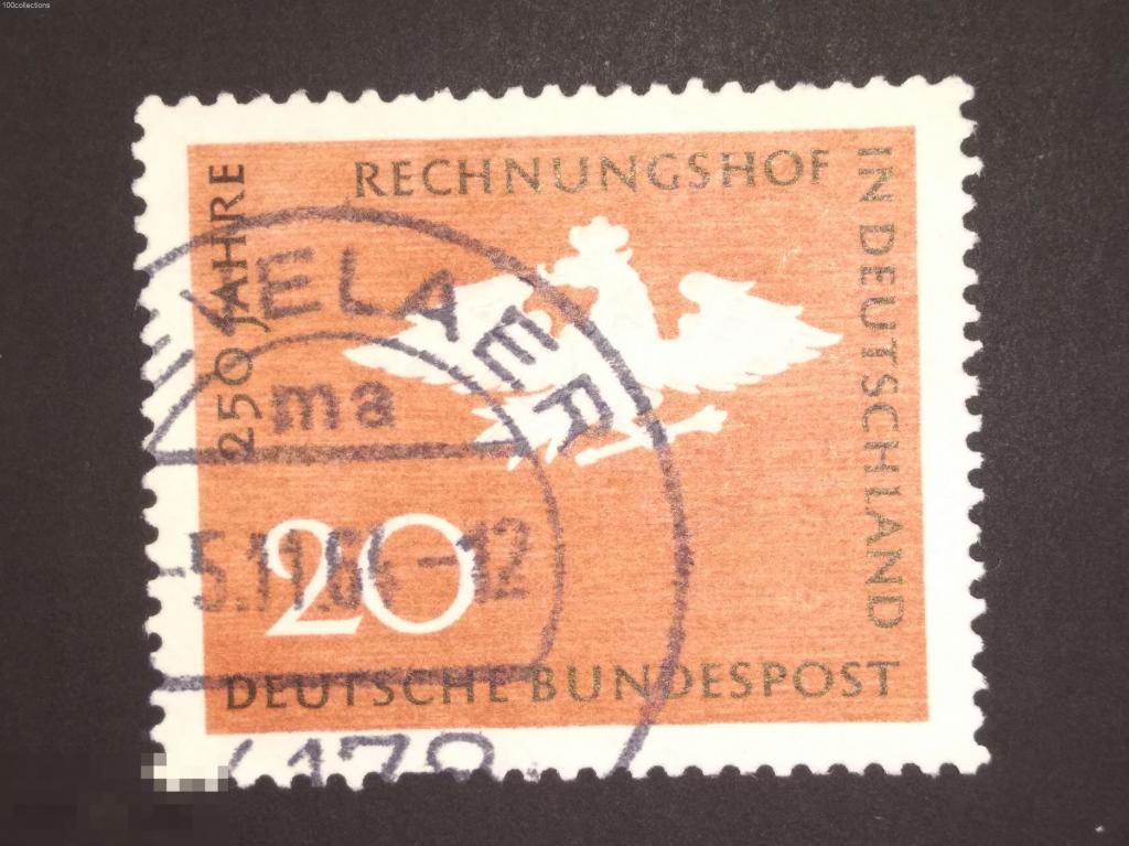 de1964_452 ФРГ. 250 лет аудиторской палате гаш 0.4 евро /011 