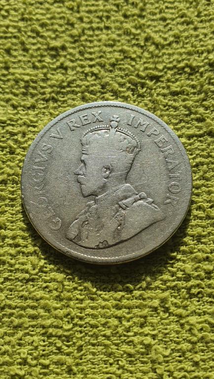 2 1/2 шиллинга, 1929 год, Южная Африка Союз - доминион Великобритании