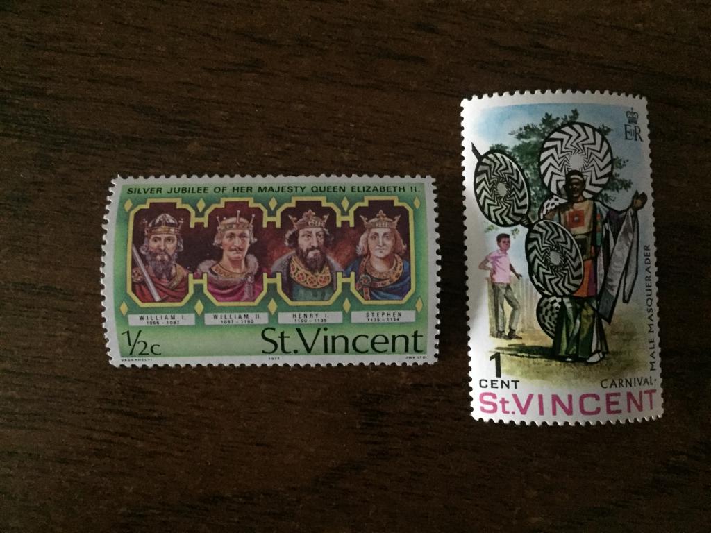 Сент-Винсент 2 почтовые марки St. Vincent