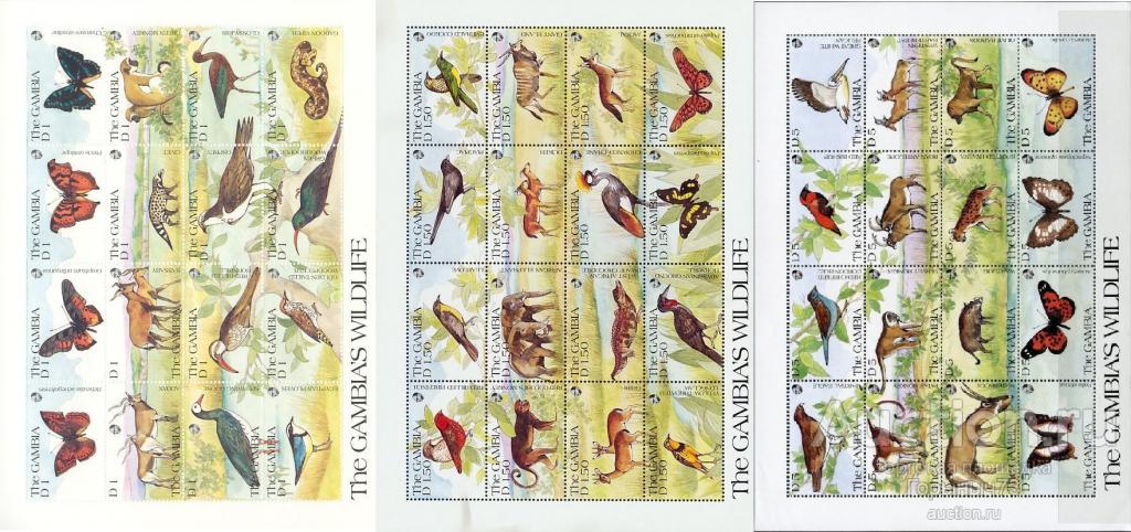 Гамбия 1991 пв 3мл MNH 62е кат!!!