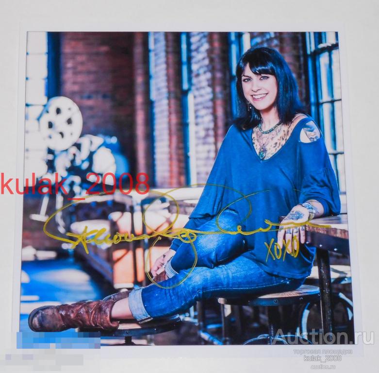 Автограф: Даниэль Колби-Кашман. Американские коллекционеры / American Pickers. Оригинал.