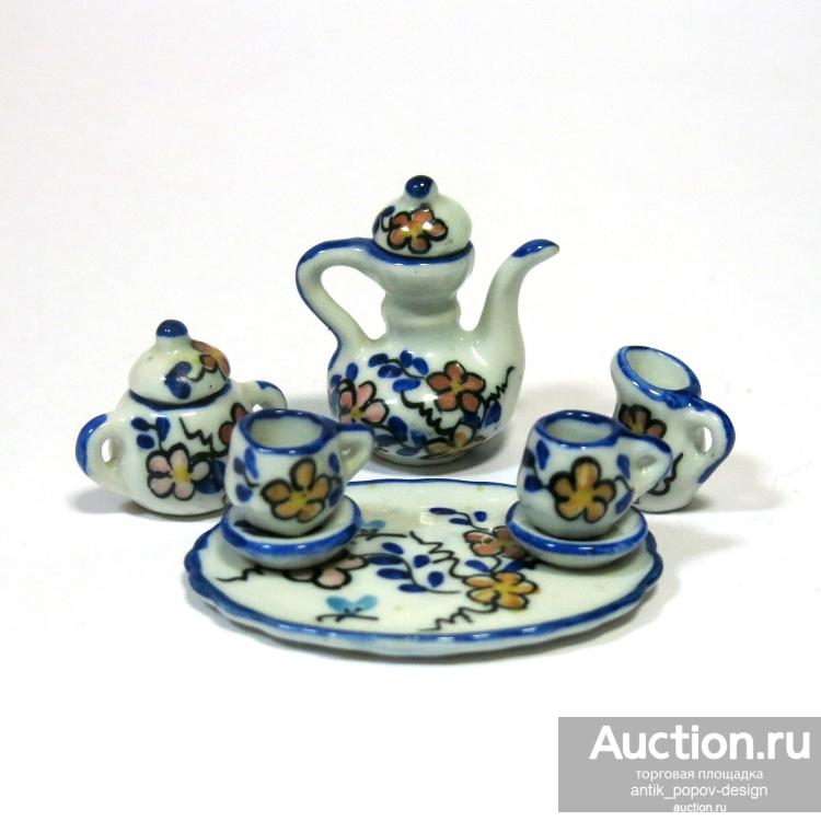 Миниатюрный набор посуды (10 предметов)