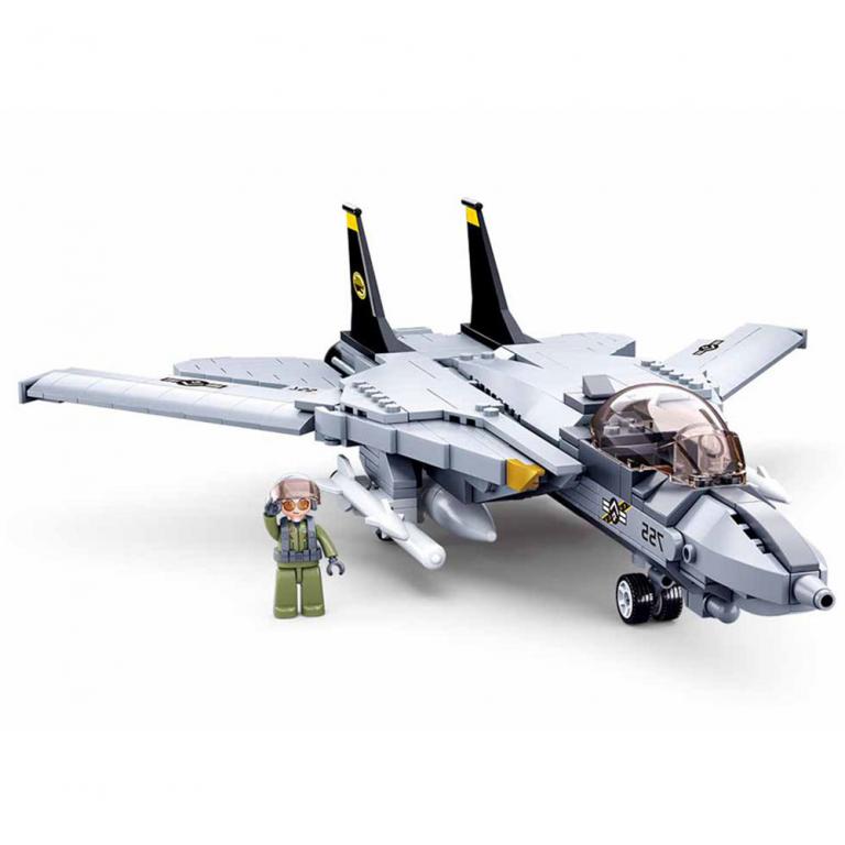 Игрушка-модель Sluban Modern M38-B0755 Jet Fighter Building Block Set