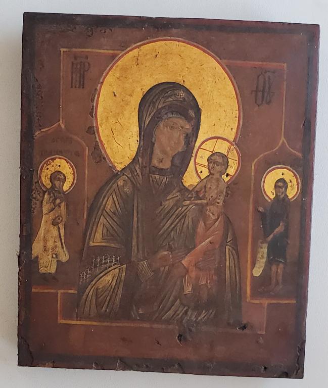 Икона Пресвятая Богородица О Всепетая Мати с предстоящими