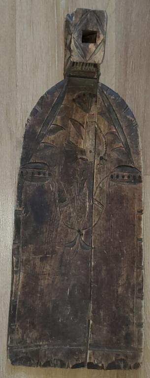 Прялка донце, Птица, резьба, Городец