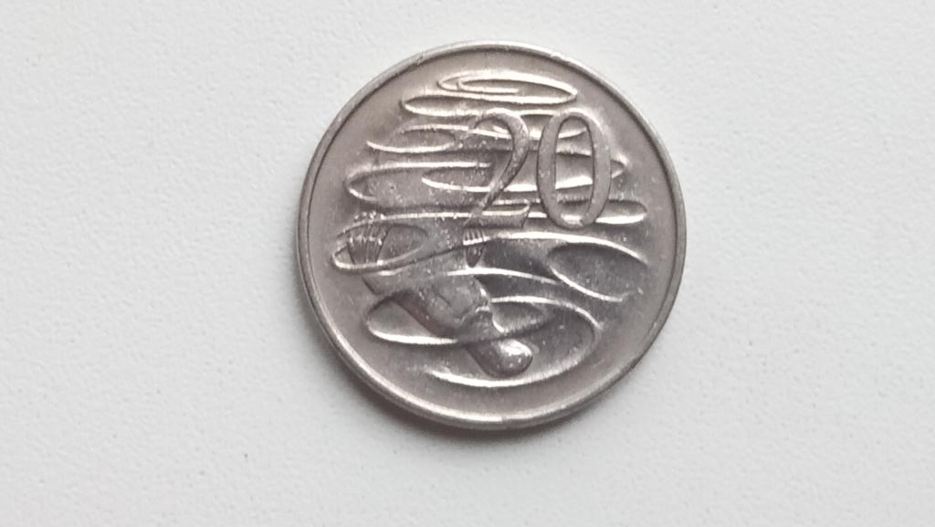 монета Австралии,Е-2. б/у.