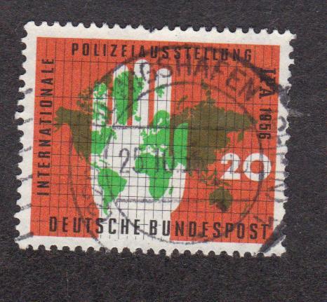 ФРГ 1956 Выставка полиции (6875)