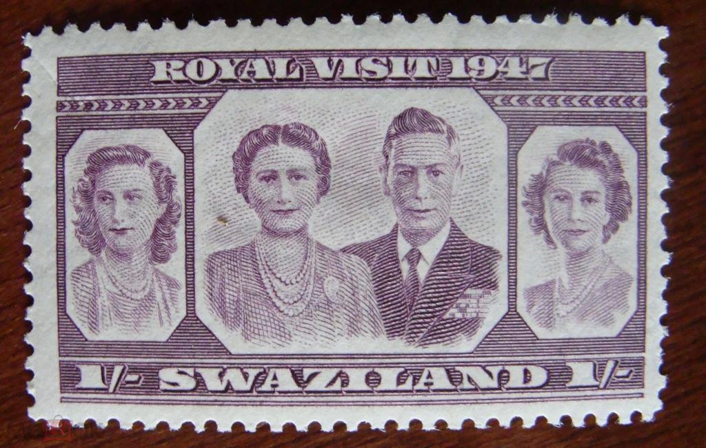 Король Георг VI с семьей. Королевский визит. Свазиленд 1947 г. *