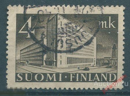 Y85 Финляндия 1939 221 Центральное почтовое отделение в Хельсинки. История почты. Архитектура 