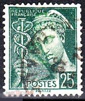 1938 Франция Стандарт Меркурий № 380 гаш 0.20 евро 