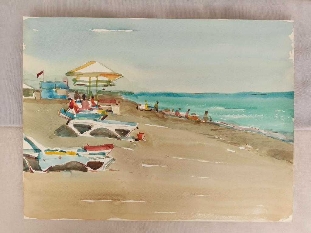 Раздрогин И.А. (1923-2018) "На морском пляже"