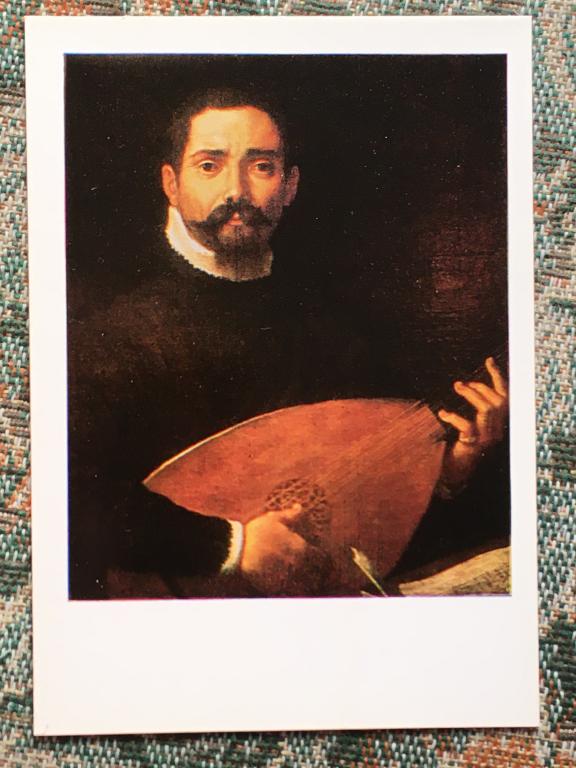Аннибале Карраччи. Портрет лютниста Джованни Габриэлле. 1985 г.