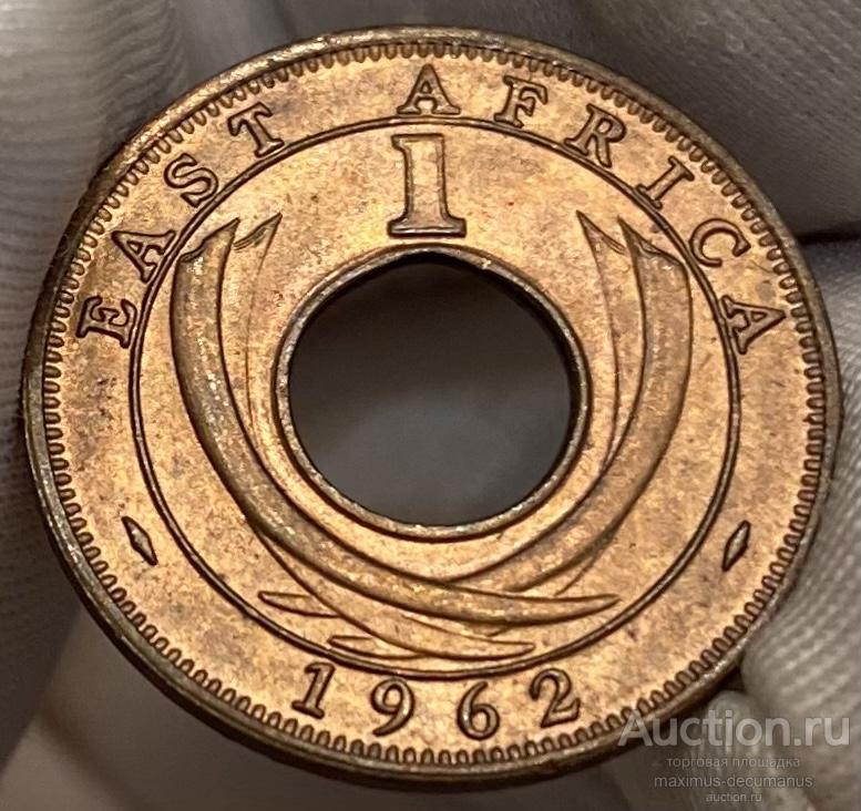 1 цент 1956, 1957, 1959 и 1962 Британская Восточная Африка aUNC - UNC