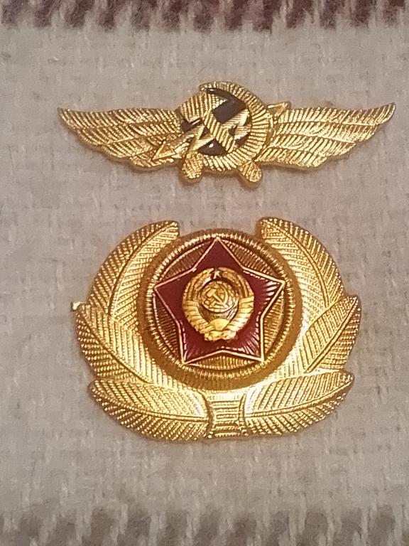 Кокарда Спецсвязь СССР Высший командный состав (складское хранение) Комплект на фуражку