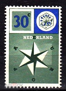 1957 Нидерланды Европа № 705 (*) 4 евро 