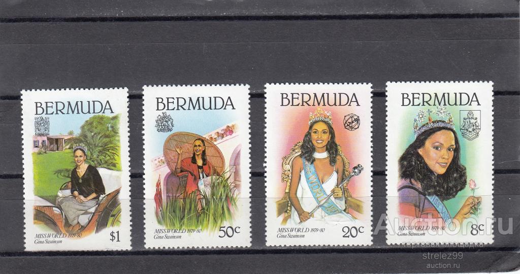 BERMUDA  БЕРМУДСКИЕ ОСТРОВА  БЕРМУДЫ  Мисс Мира    Серия 1980  Сост** MNH