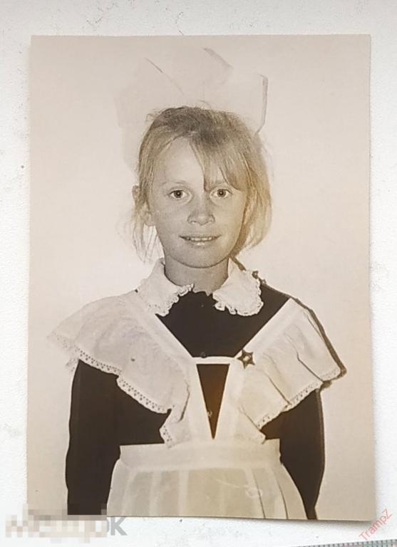 Фотография девочка октябренок школьница ученица портрет школьное платье #81* 