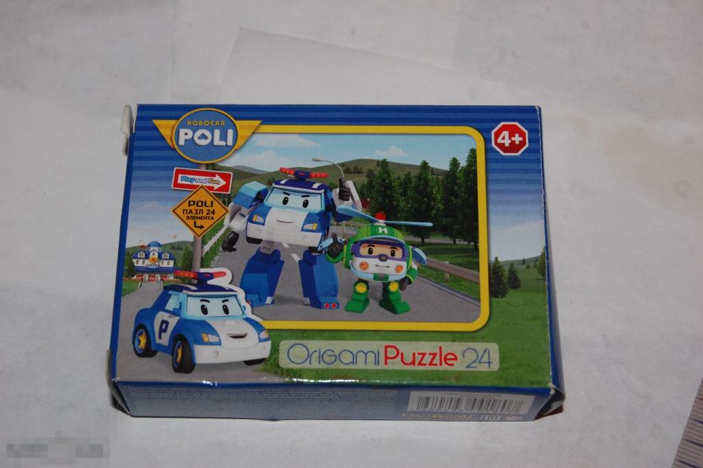 Пазл для маленьких Robocar Poli и др. фигурки и игрушки( см. описание) - пазлы 