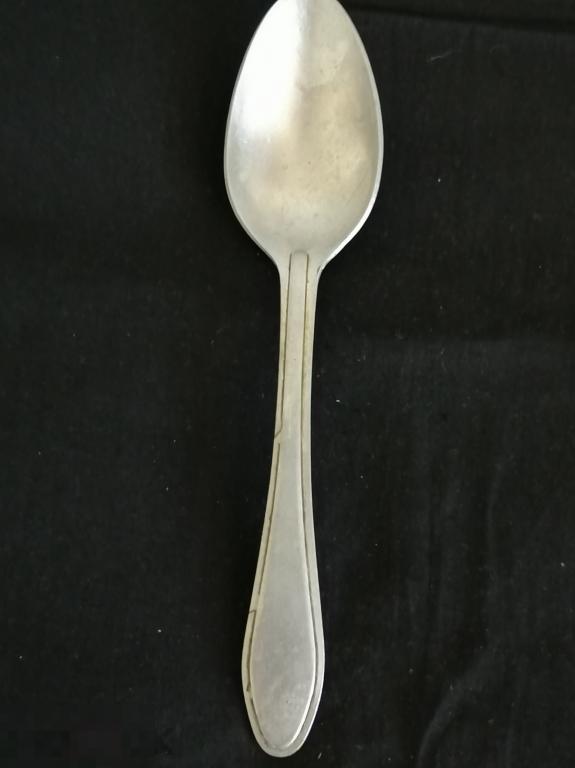 Ложка столовая алюминиевая клеймо МШЗ АЛС Челябинск 50гг 