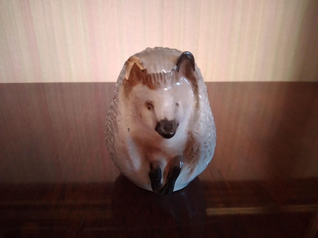 Фарфоровая фигурка &quot;Ёжик&quot; СССР винтаж 