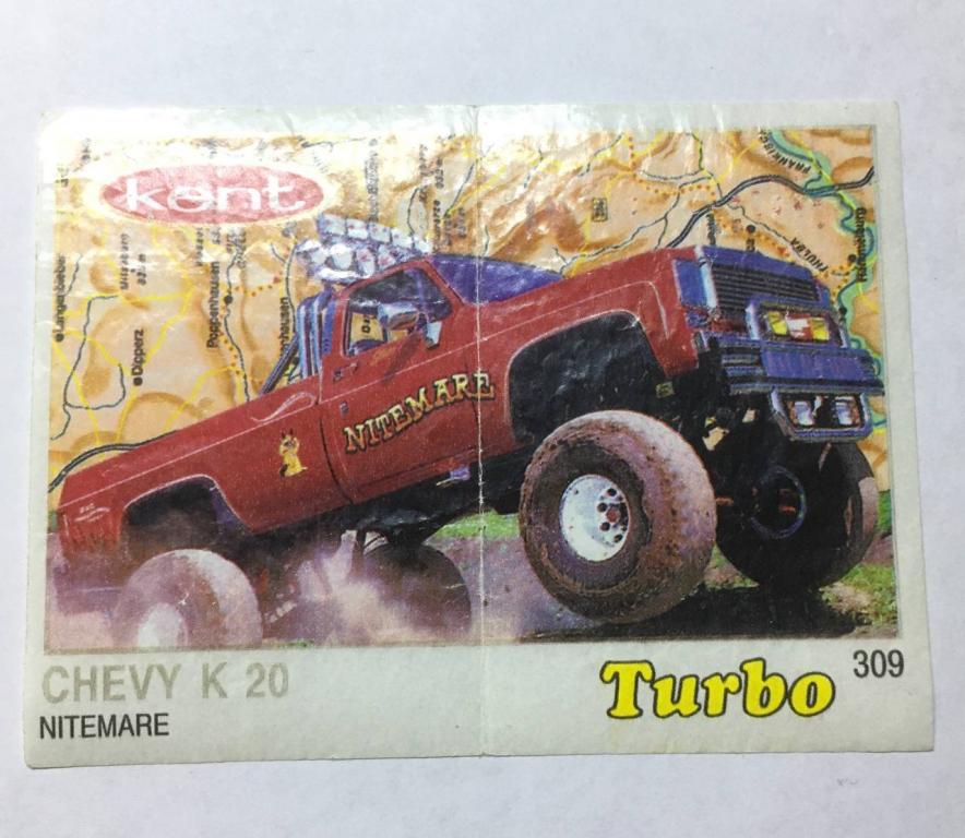 Вкладыш от жевательной резинки Turbo №309
