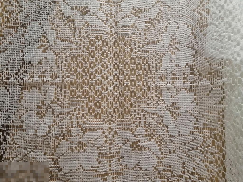 Накидка на подушку тюль хлопок сетка вышивка винтаж СССР 70гг 