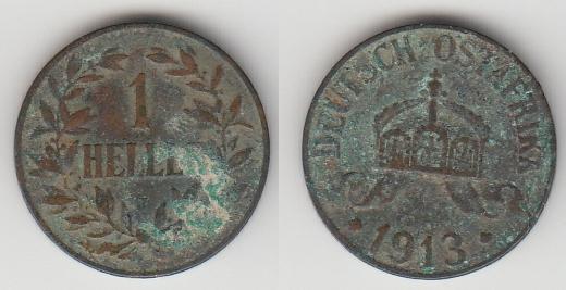Немецкая Восточная Африка 1 геллер 1913 J