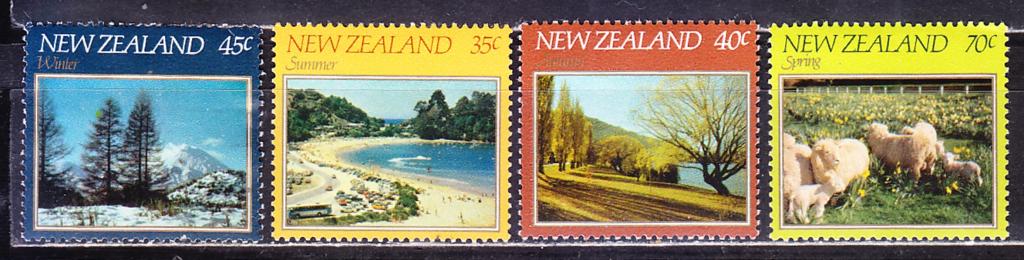 Новая Зеландия, 1982 г., ландшафты, реки