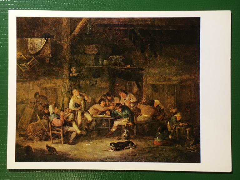 Адриан ван Остаде. Крестьянская пирушка. 1974 г.