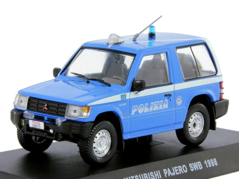 Mitsubishi Pajero SWB 1998 Полицейские Машины Мира Спецвыпуск №3 1:43 ДеАгостини