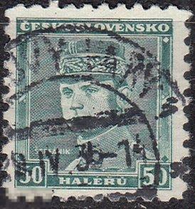 1935 Чехословакия Политика Персоналии Милан Штефаник № 338 п/с гаш 0.10 евро 