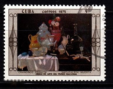 1975 Куба Живопись Франциско Перальта № 2026 гаш 0.10 евро 