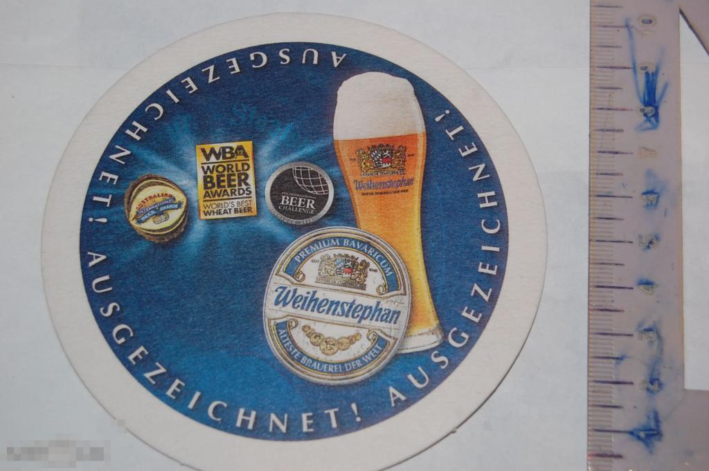 Подставка под пиво Weihenstephan - см. описание 