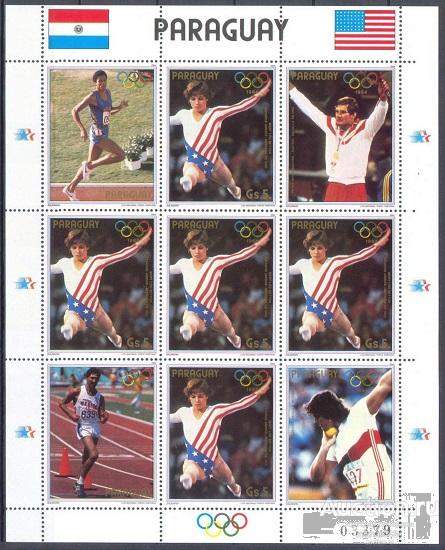 С0405 ✅ Спорт Олимпиада Олимпийские игры Чемпионы 1985 Парагвай 5м м/л ** 18МЕ
