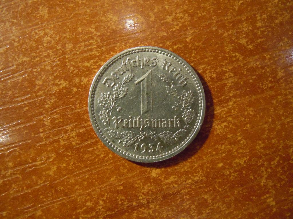 1 марка 1934г(F) Германия