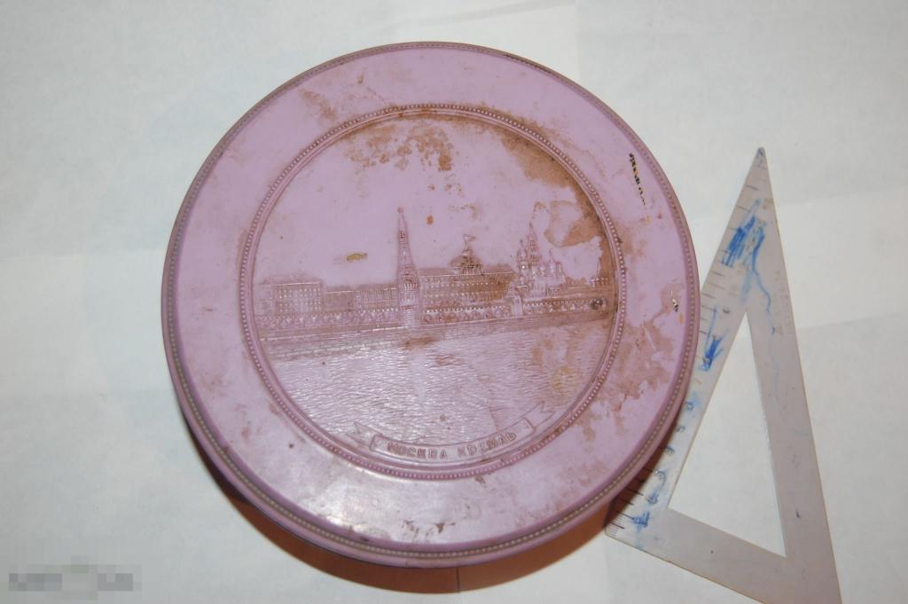 Коробка пластиковая Москва Кремль из СССР 