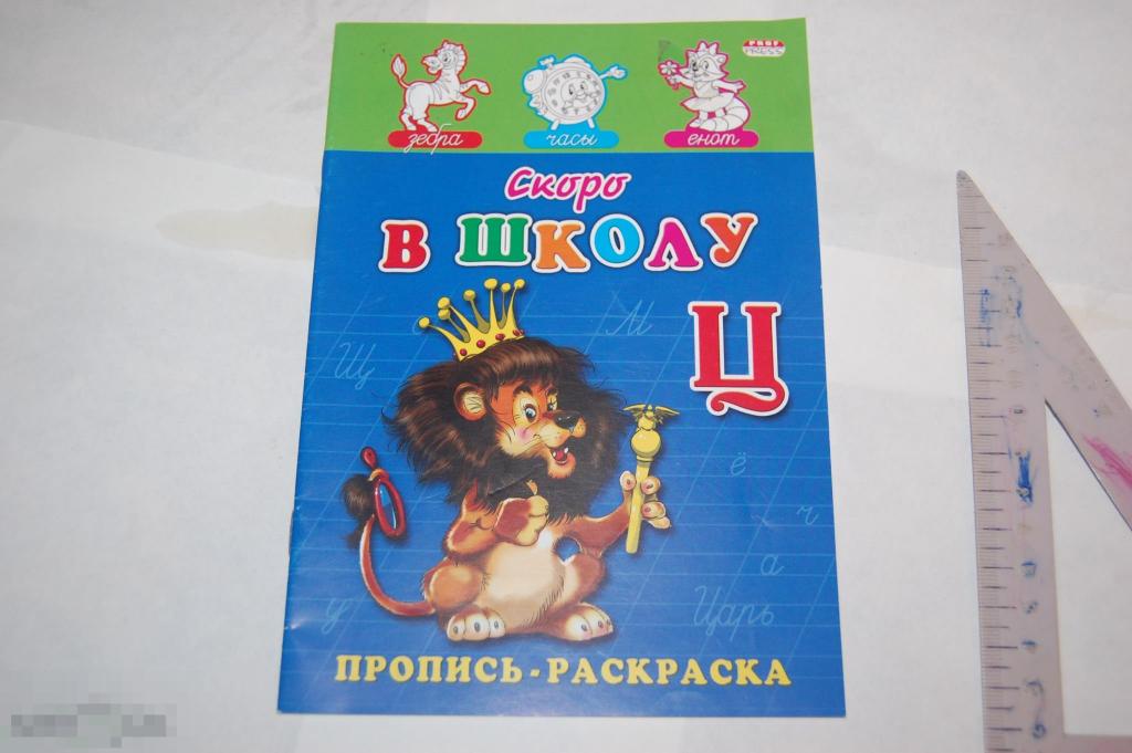 Книга &quot;Скоро в школу. Пропись-раскраска&quot; - 2018 г. 